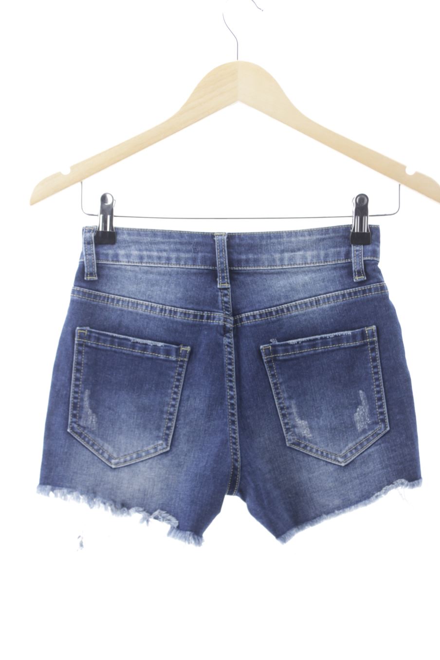 Shorts Algo Bonito de la taille XXS, de couleur bleu de denim