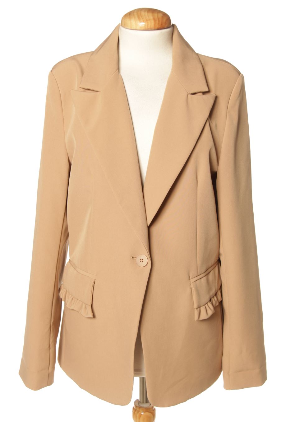 Blazer de illa illa de la talla L, de color beige