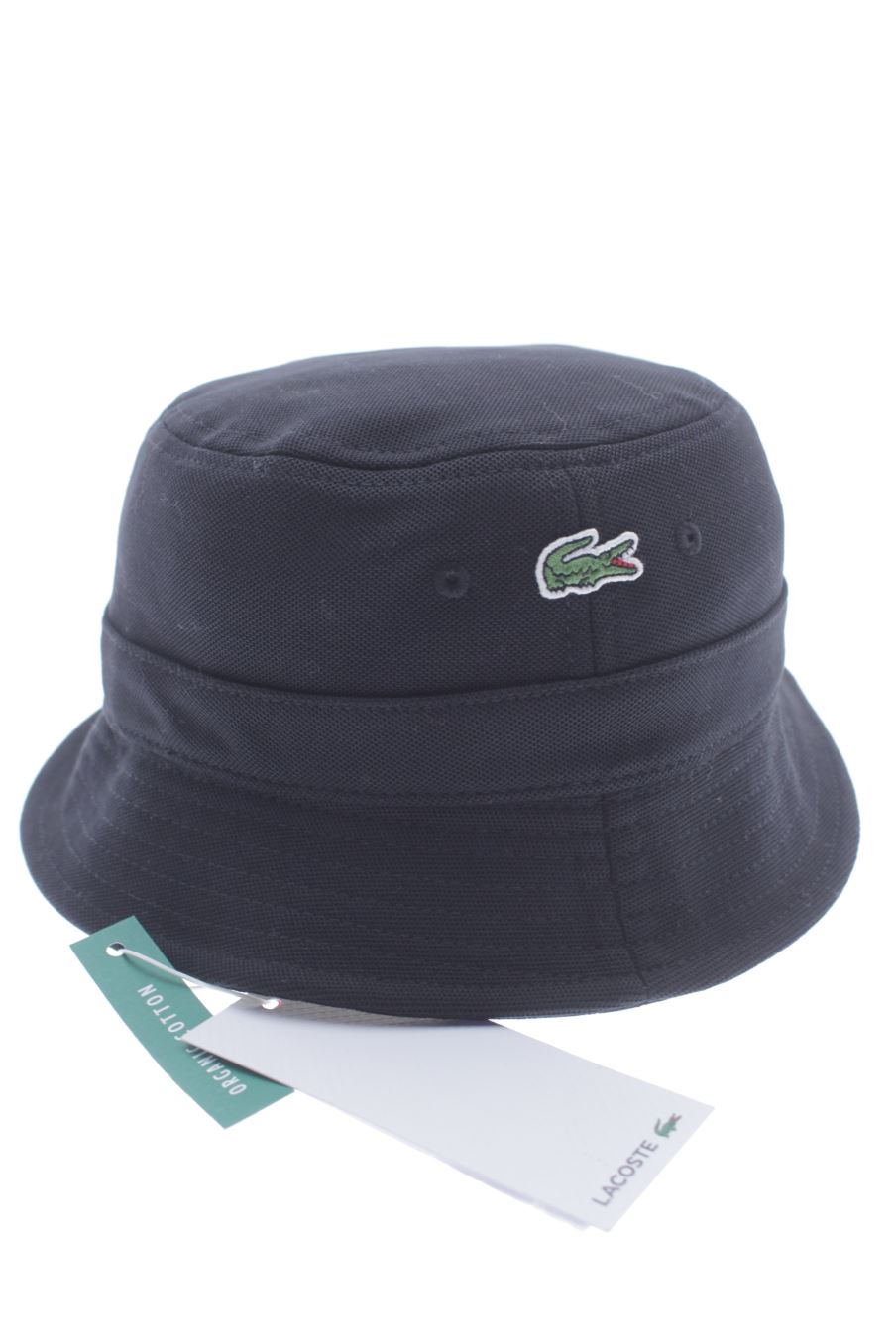 Gorro de Lacoste de la talla 5-8 años con etiqueta