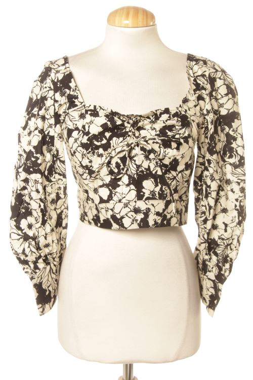 Blusa a maniche lunghe