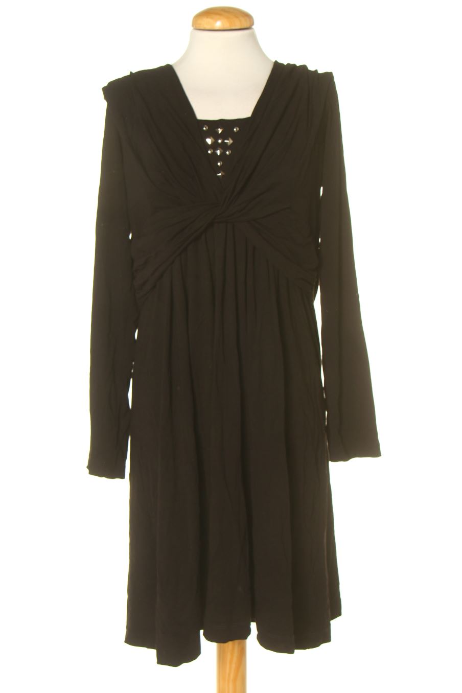 Robe casual Yera de la taille XL, de couleur noir
