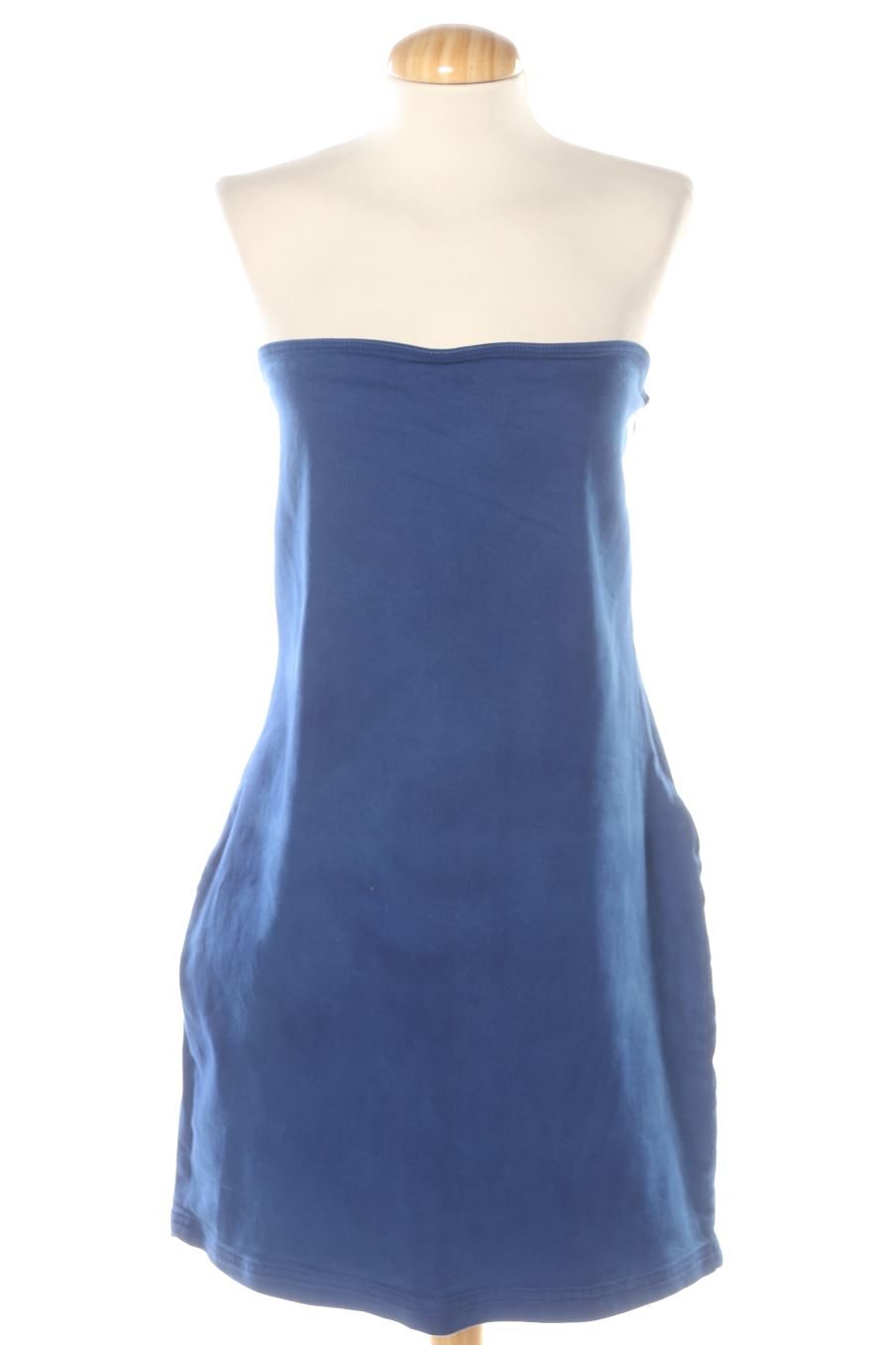 Robe casual Zara de la taille XXL, de couleur bleu de denim