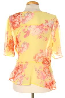 Blouse à manches courtes L Mango
