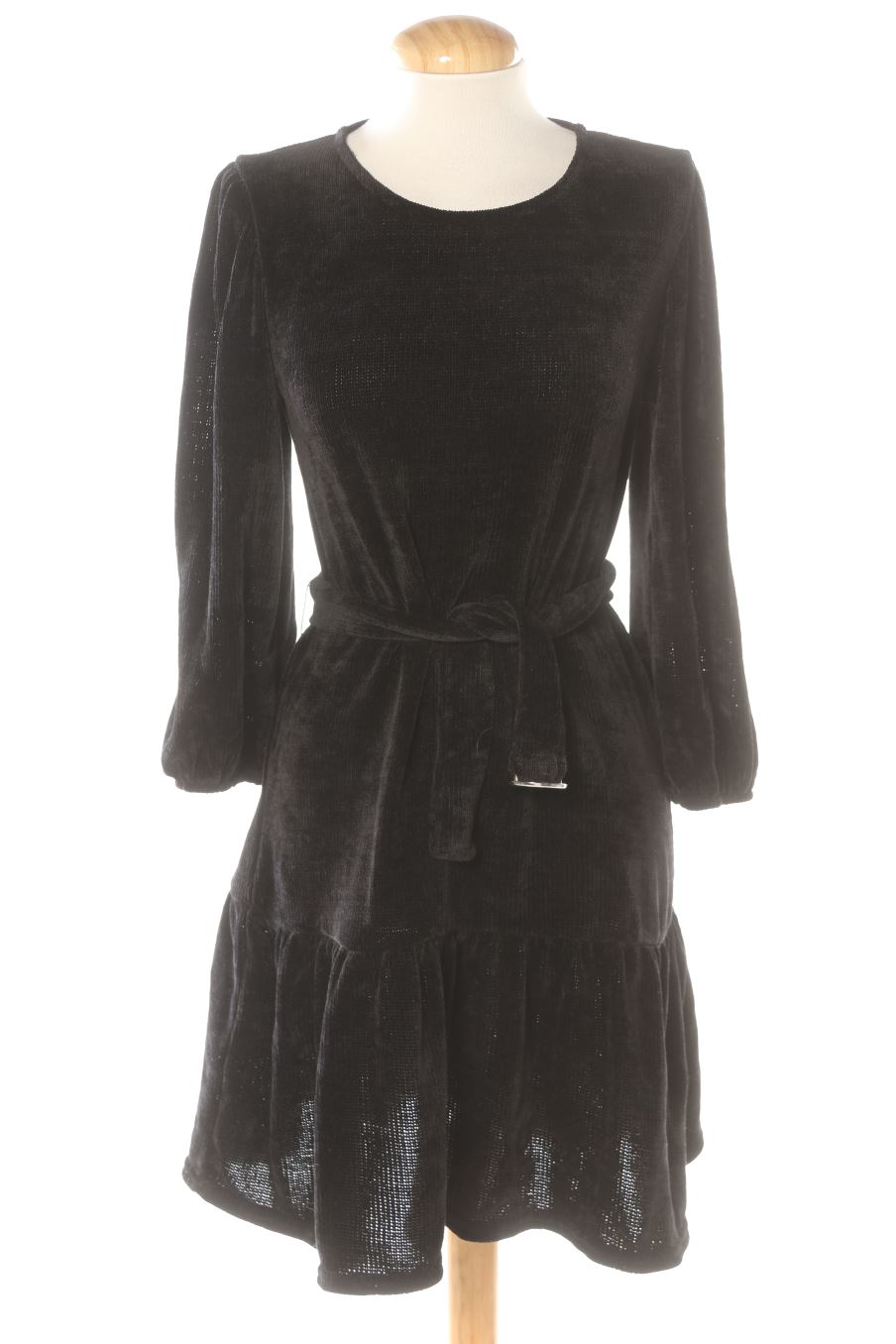 Einfaches Kleid von Bershka Größe L, Farbe Schwarz, für
