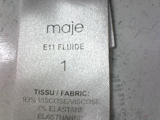 T-shirt à manches longues Maje de la taille S, de couleur noir