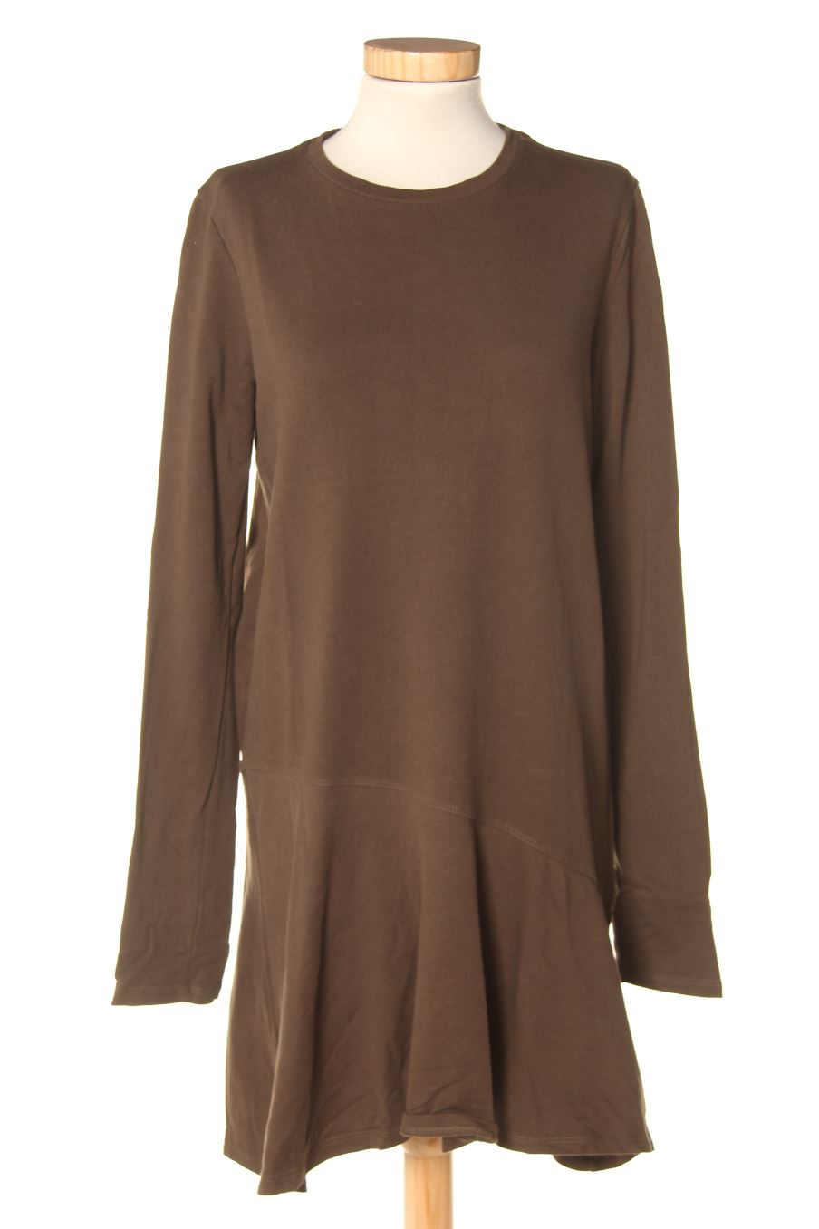 Vestido casual de Trf (ZARA) de la talla M, de color marrón