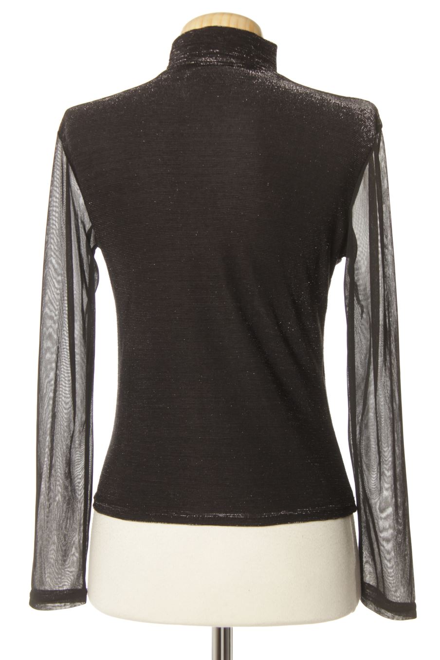 Top de cerise de la talla M, de color negro