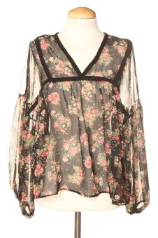 Blusa de manga larga M Stradivarius, foto 1 de 2
