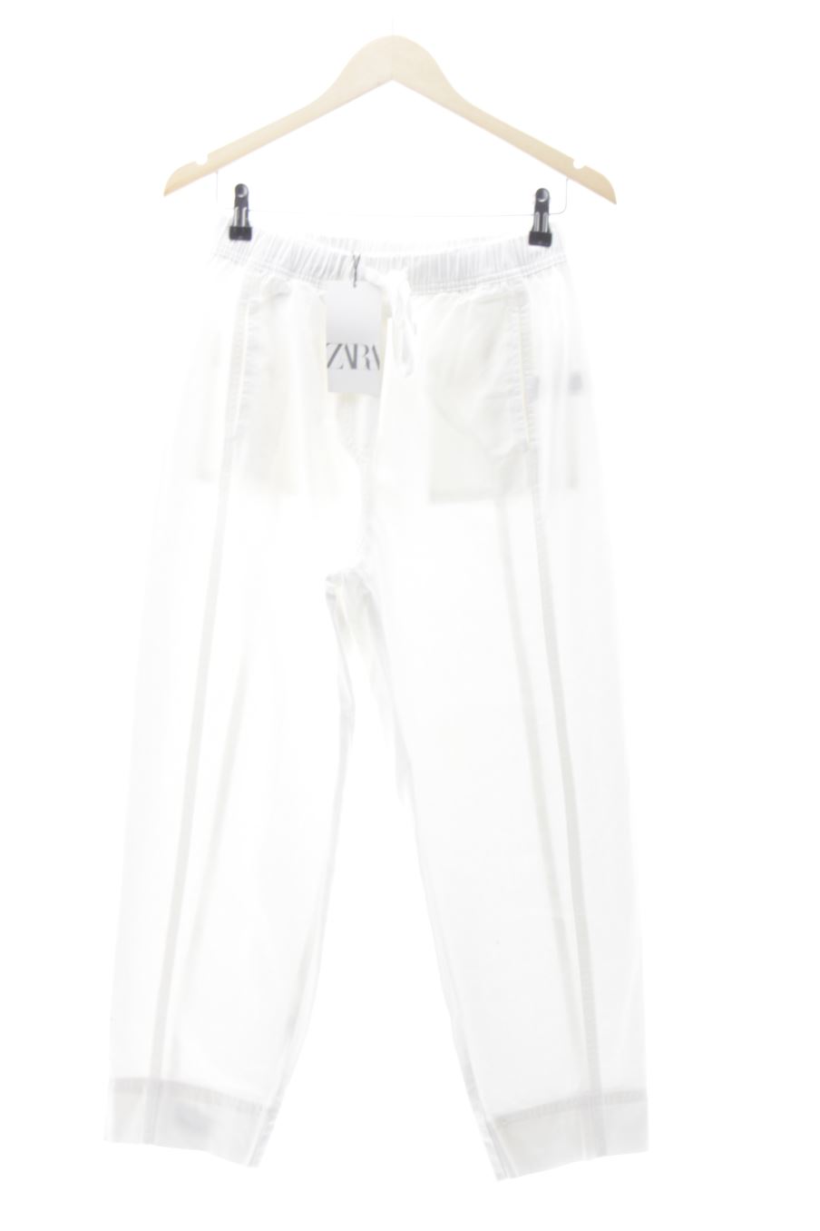 Jeans Zara de la taille XS, de couleur blanc de denim