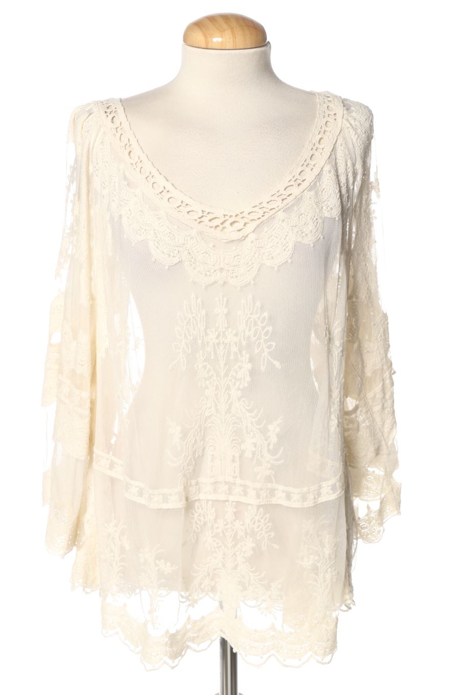 Blouse à manches longues PERCENTIL de la taille L, de couleur blanc