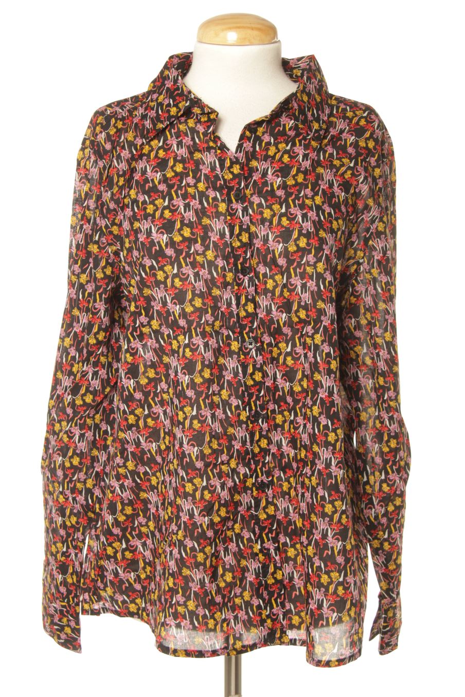 Chemise Benetton de la taille 38, de couleur fleurs
