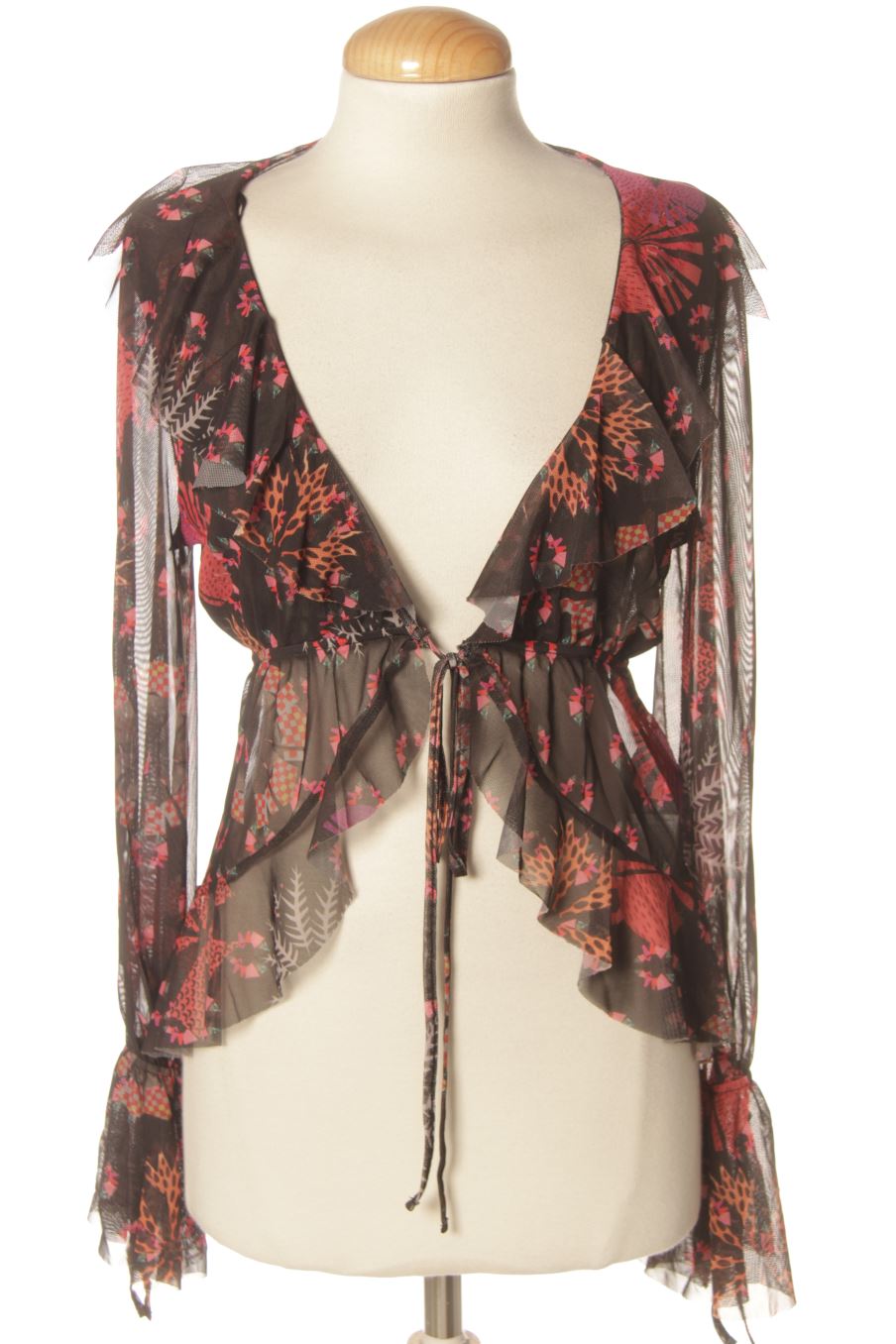 Blusa a maniche lunghe de Desigual de la talla M, de color stampato