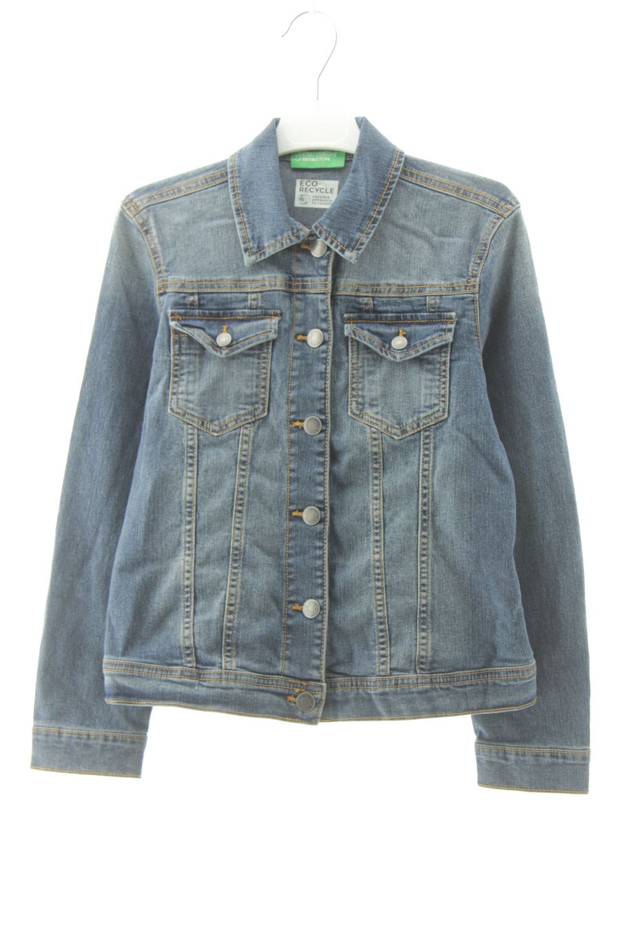 Blouson Benetton de la taille 8 ans de denim de seconde main