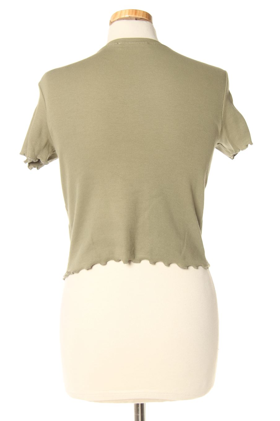 T-shirt Pull & Bear de la taille L, de couleur vert