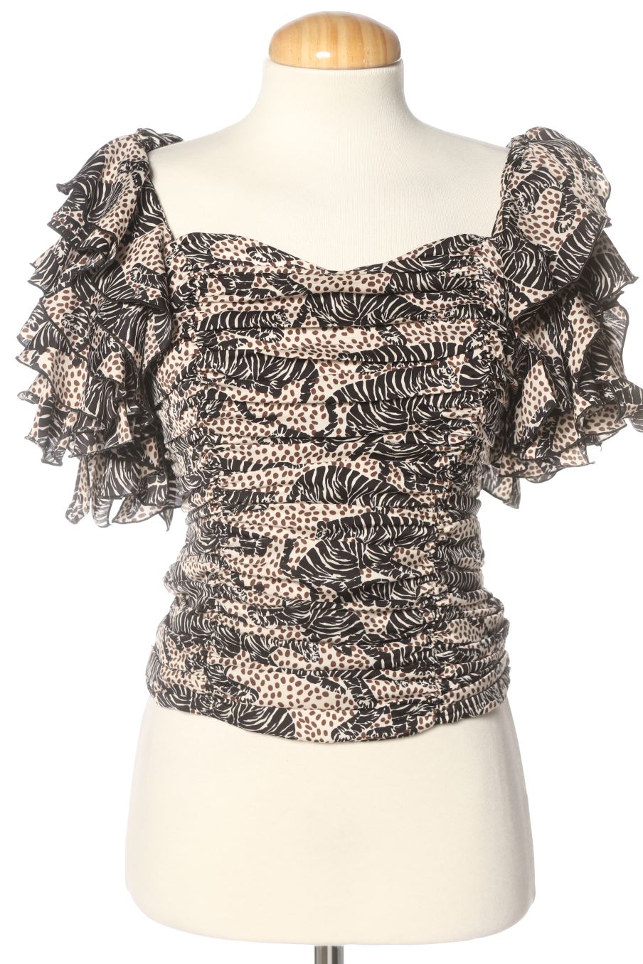 Top Zara de la taille XS, de couleur imprimés