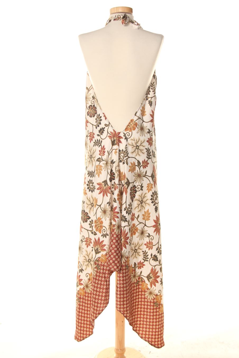 Vestido casual de PERCENTIL de la talla L, de color flores de seda