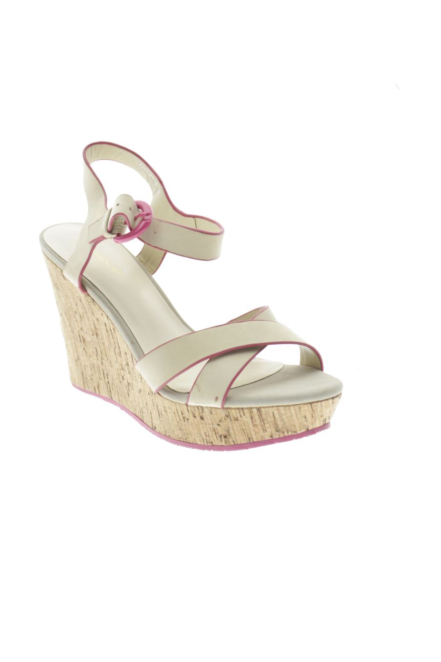 Plataformas de Roberto venuti de la talla 39, de color beige de