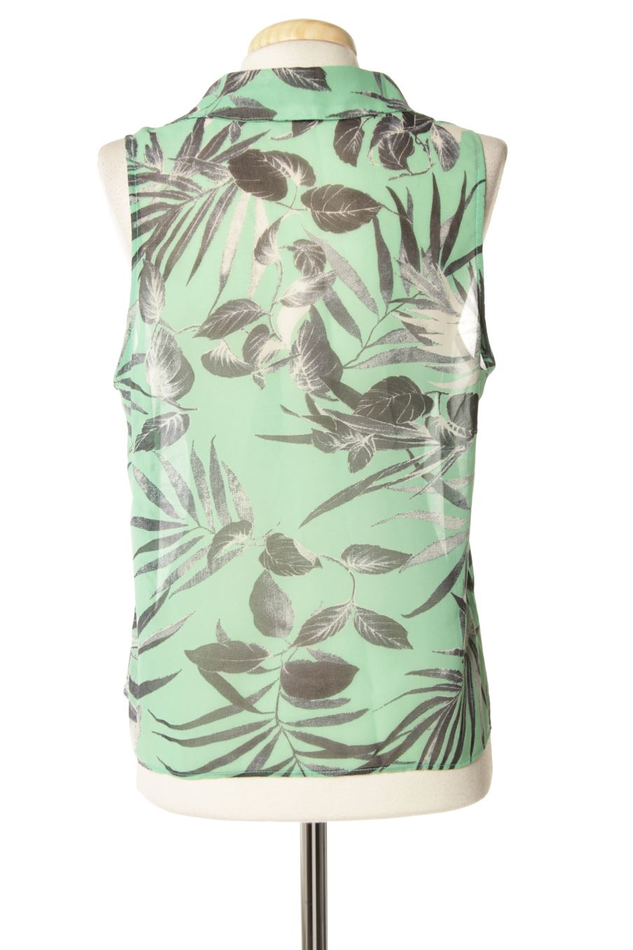 Top Pull & Bear de la taille M, de couleur vert