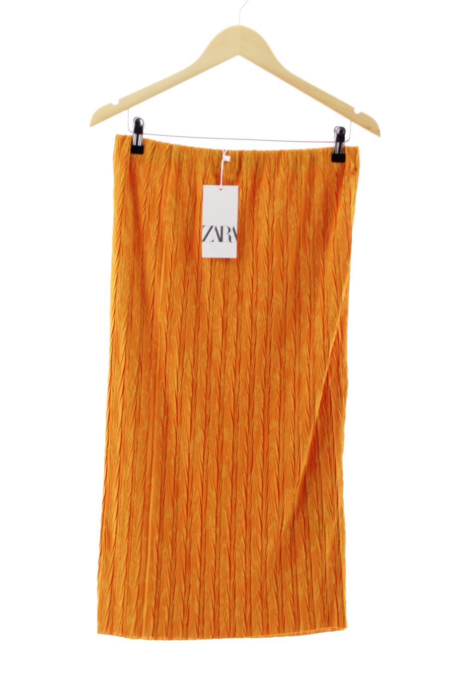 Jupe Zara de la taille L, de couleur orange