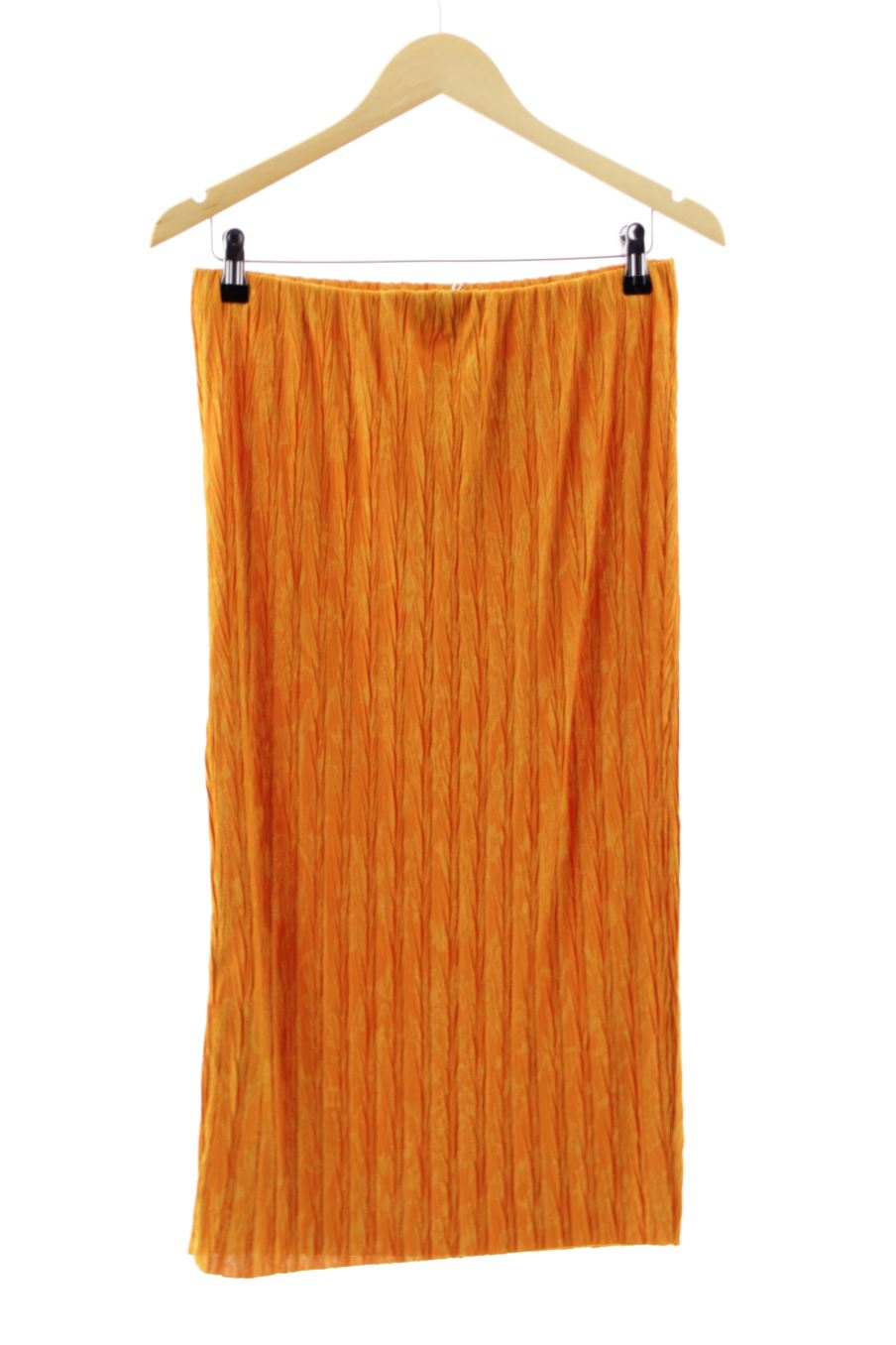 Jupe Zara de la taille L, de couleur orange