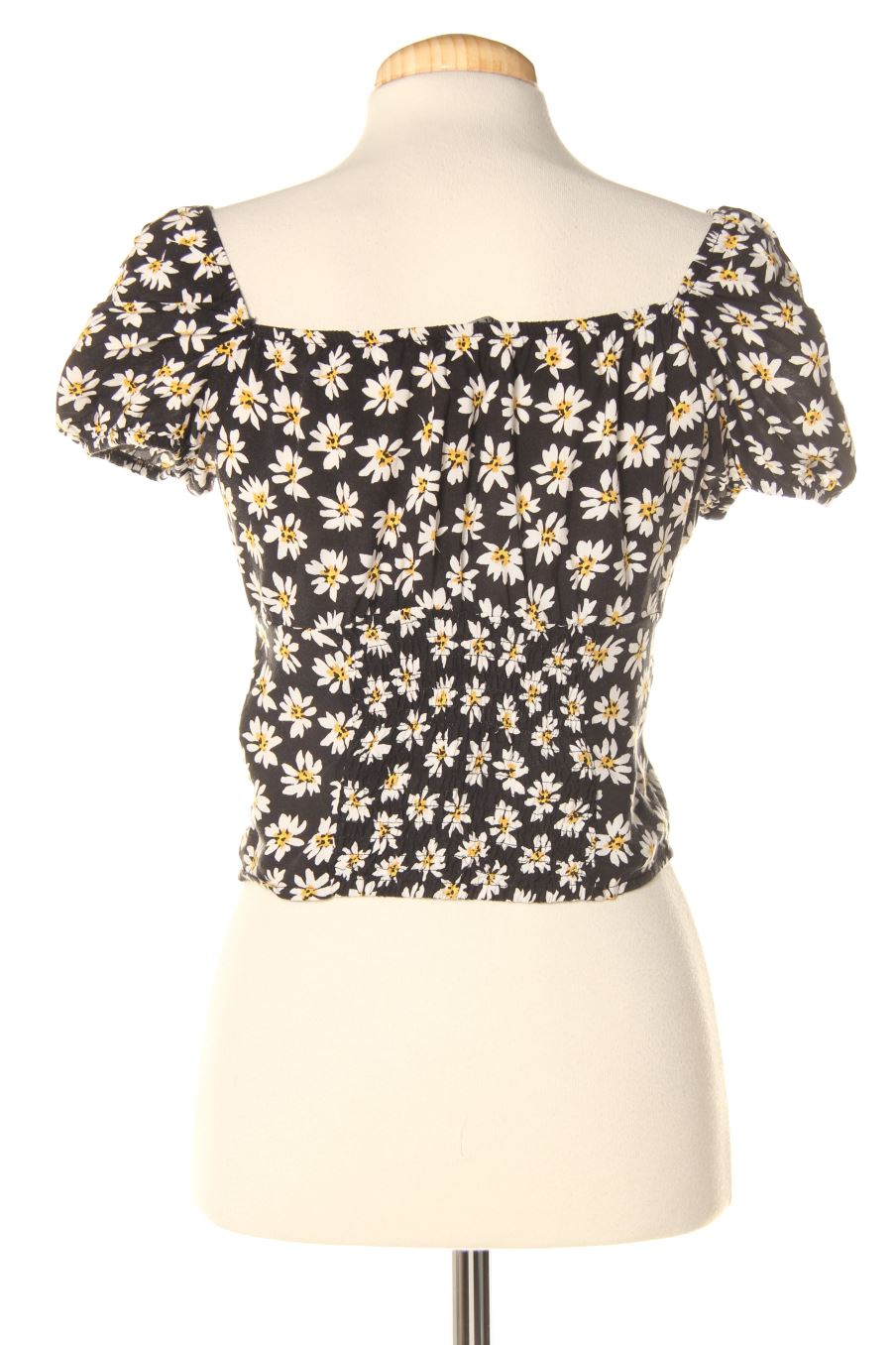 Blouse à manches courtes Bershka de la taille S, de couleur fleurs