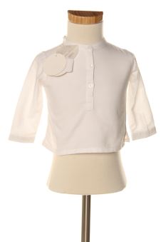 Chemise manches longues 6 mois Bonnet a Pompon