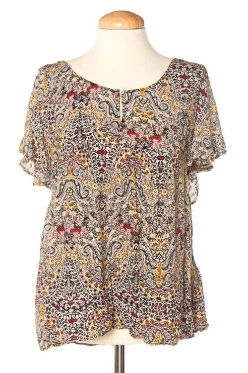 Blusa a maniche corte