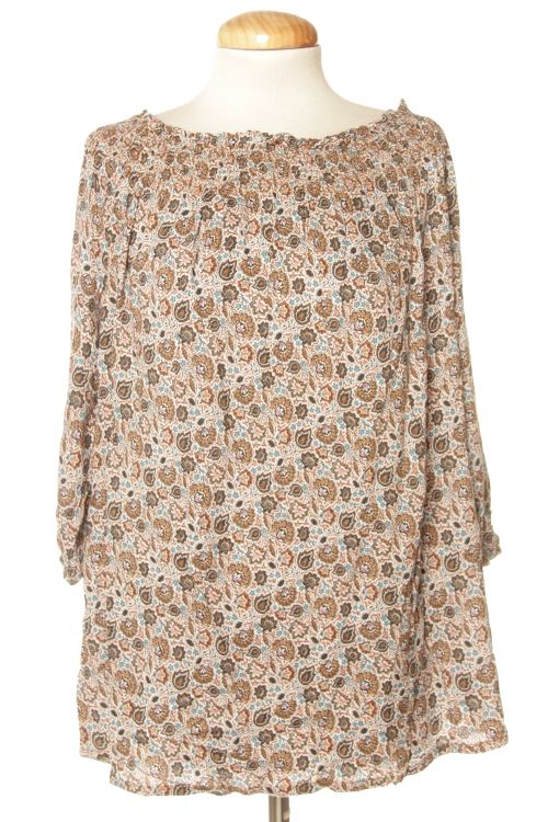Blusa a maniche lunghe