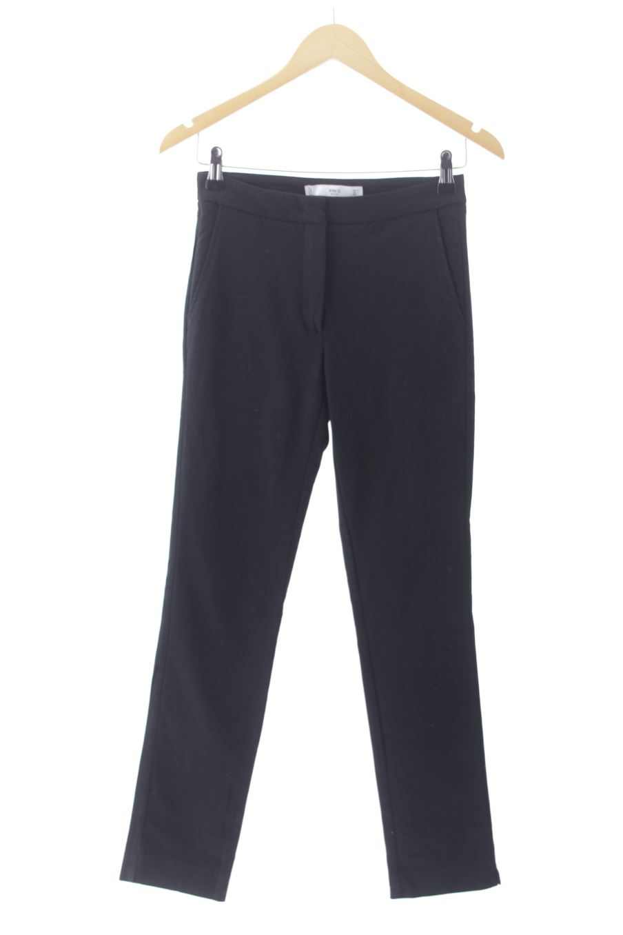 Pantalon Mango de la taille 34, de couleur noir