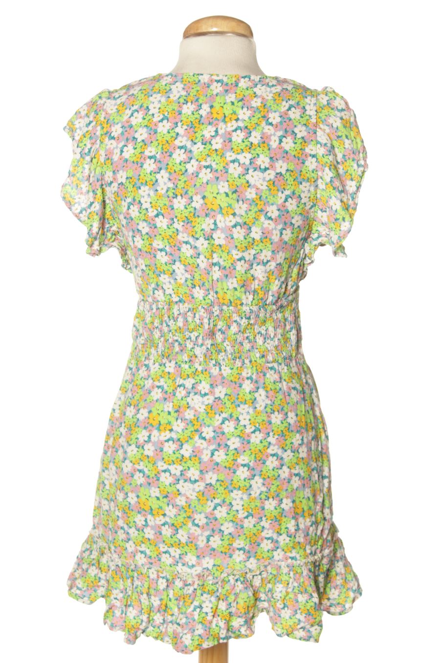 Vestido casual de Stradivarius de la talla M, de color flores - Main Image