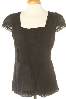 Blusa de manga corta L Fionella