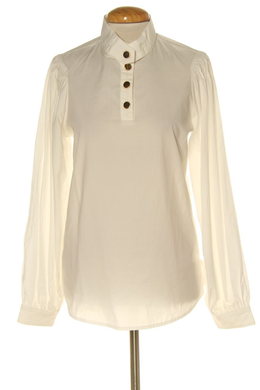 Blouse à manches longues Javier simorra de la taille 36, de couleur blanc