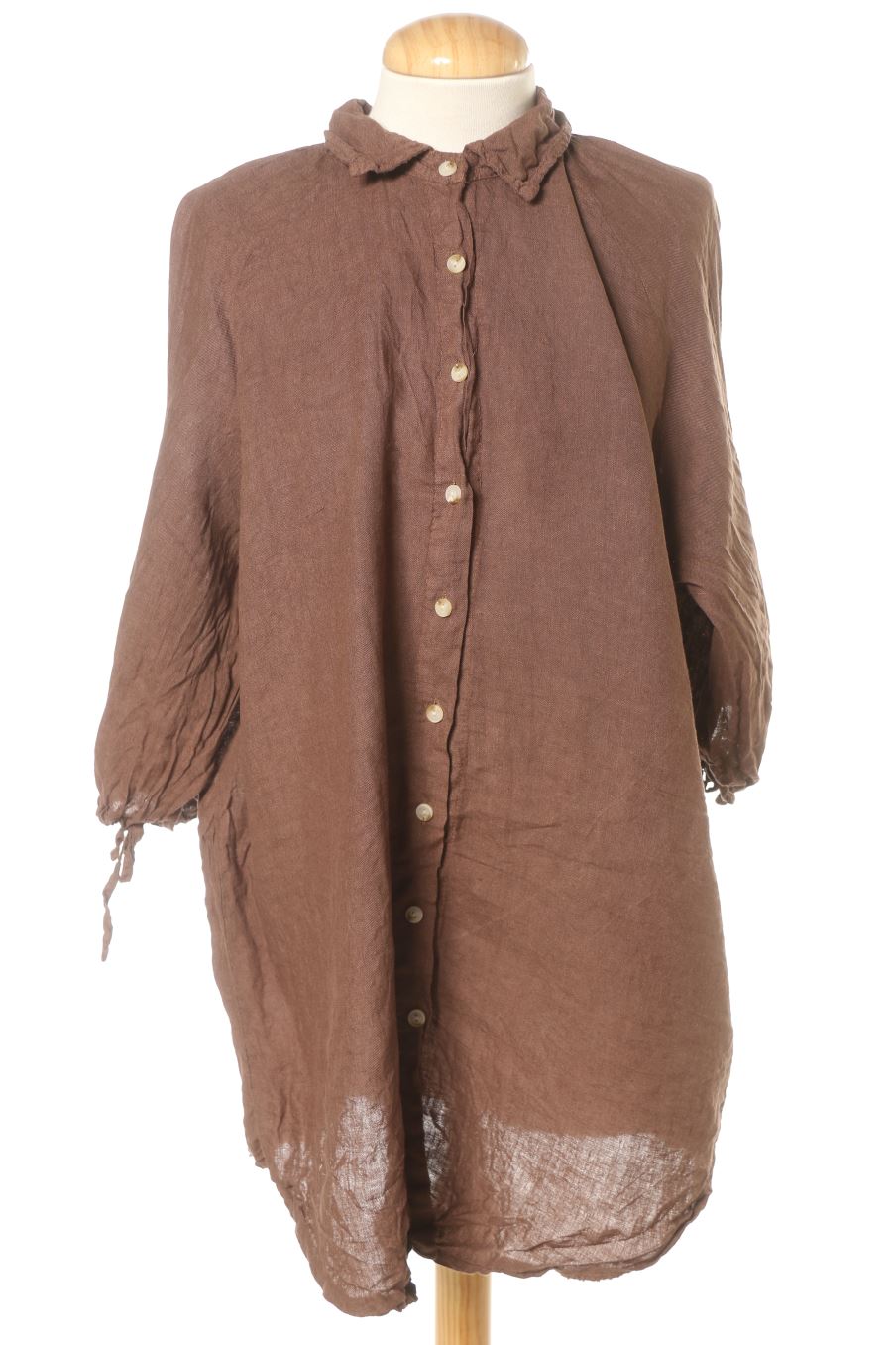 Camisa de carlota & co de la talla L, de color marrón