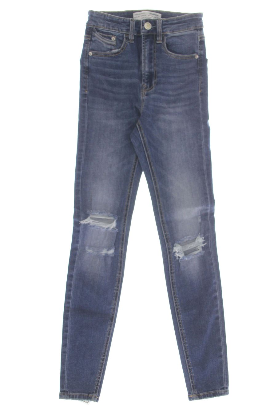 Vaqueros de Stradivarius de la talla 32, de color azul de ropa vaquera