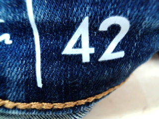 Jeans von Southern cotton Größe 42, Farbe Blau, aus Jeanskleidung für
