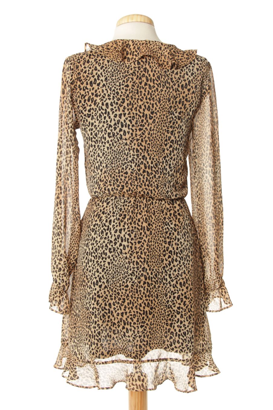 Vestido casual de H&M de la talla 36, de color animal print