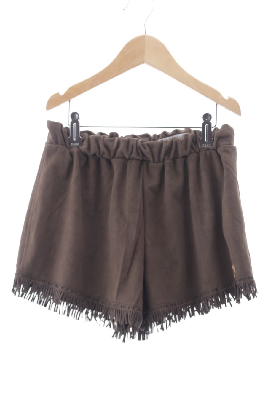 Pantalón corto de Double Agent de la talla XXS, de color marrón