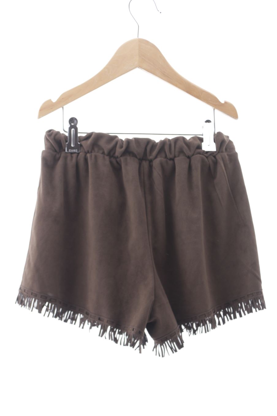 Pantalón corto de Double Agent de la talla XXS, de color marrón