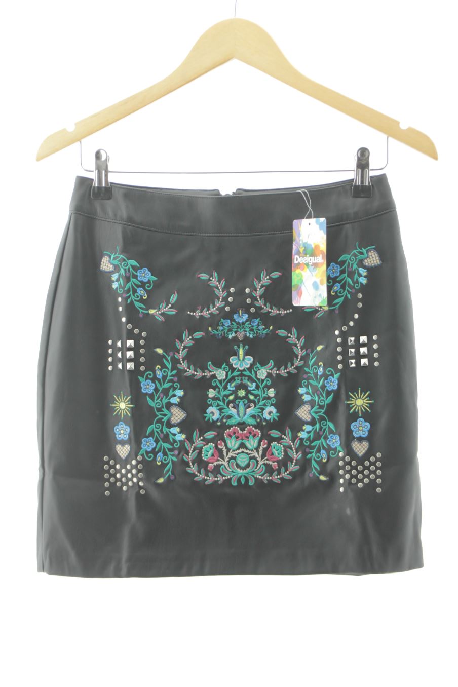 Gonne de Desigual de la talla 36, de color nero