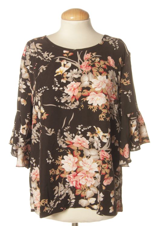 Blusa a maniche lunghe