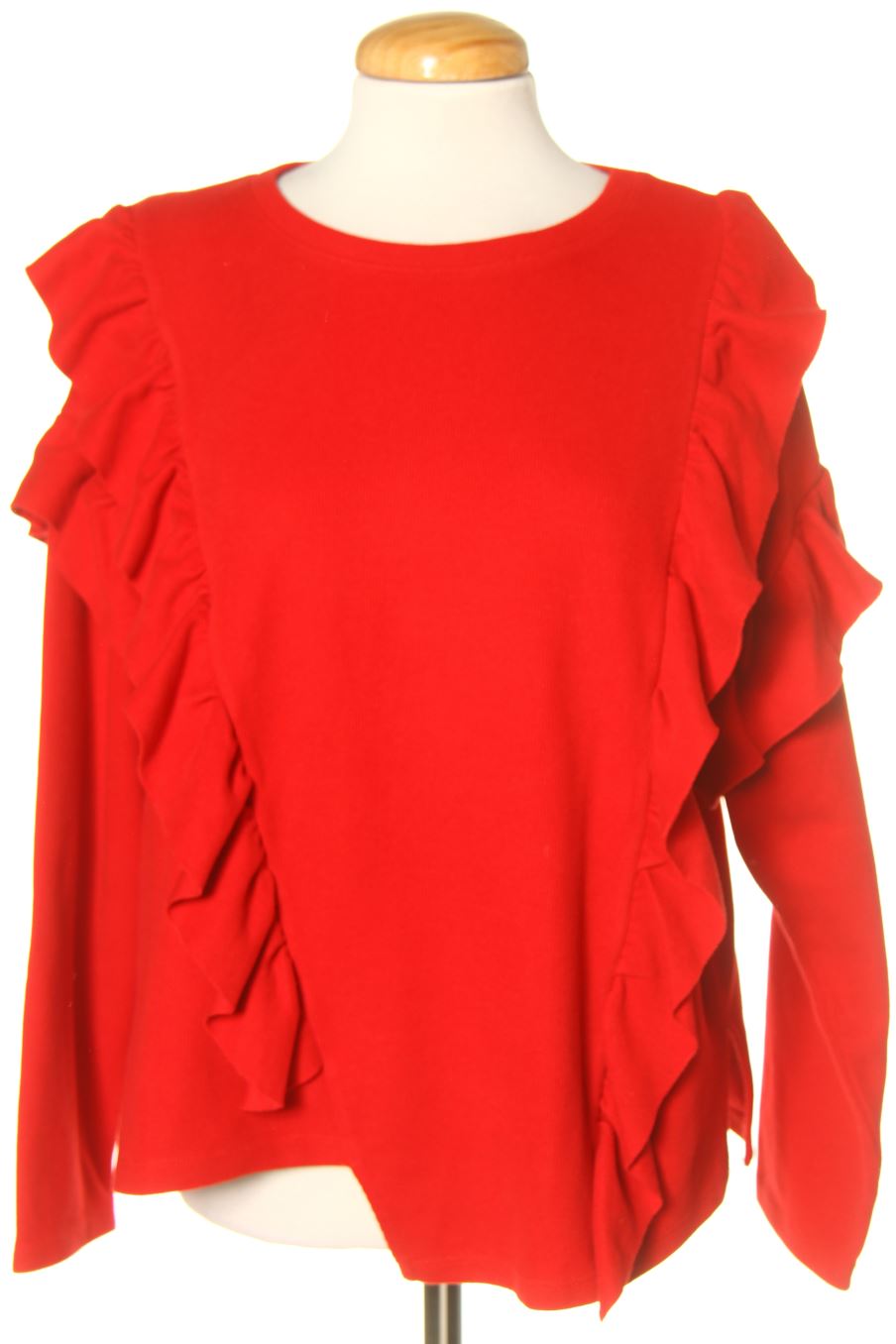 Pull Bershka de la taille L, de couleur rouge