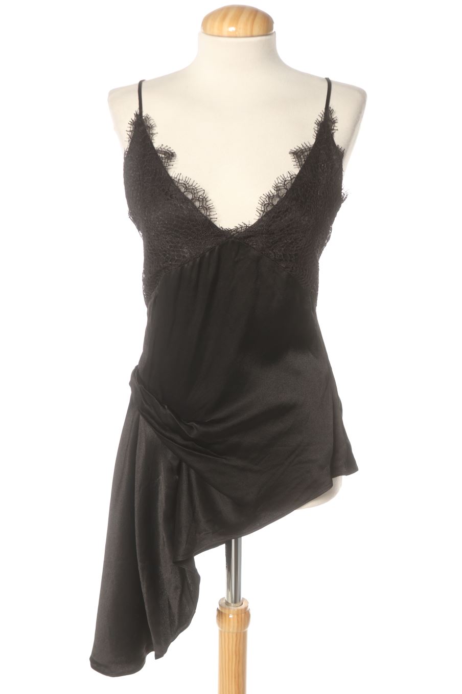 Aufwändiges Top von Zara Größe XS, Farbe Schwarz, für