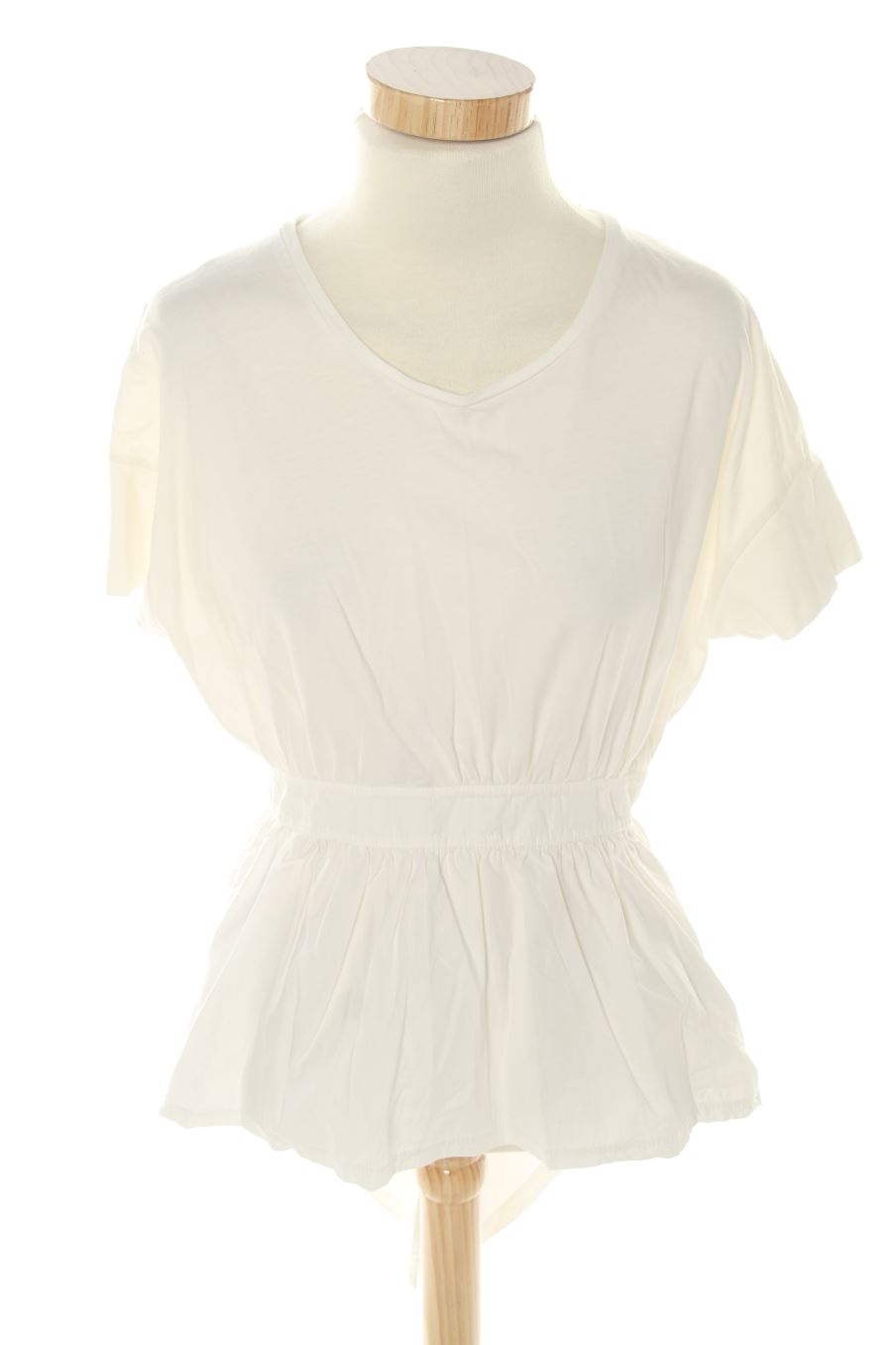 Top de Zara de la talla XS, de color blanco