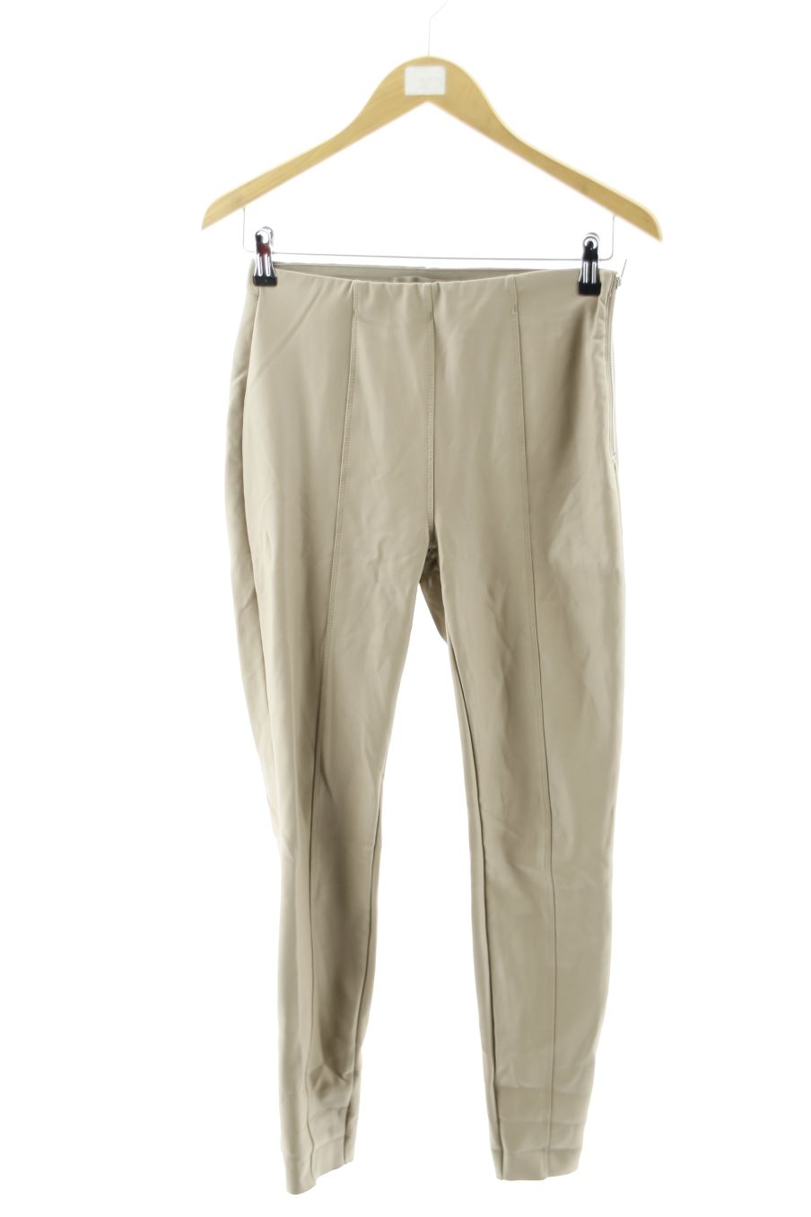 Pantalon Amisu de la taille S, de couleur beige de synthétique