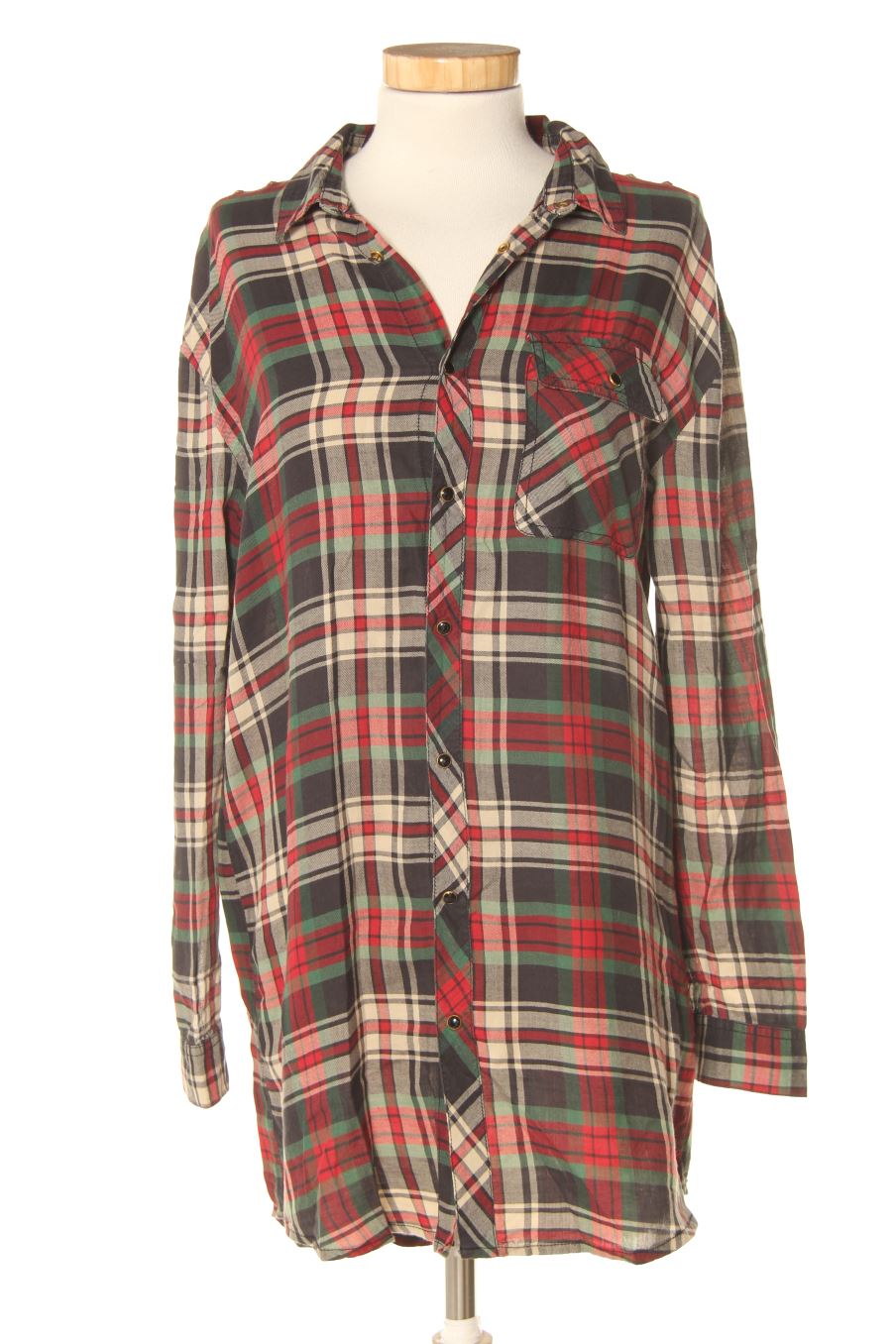 Camisa de Only de la talla 38, de color cuadros
