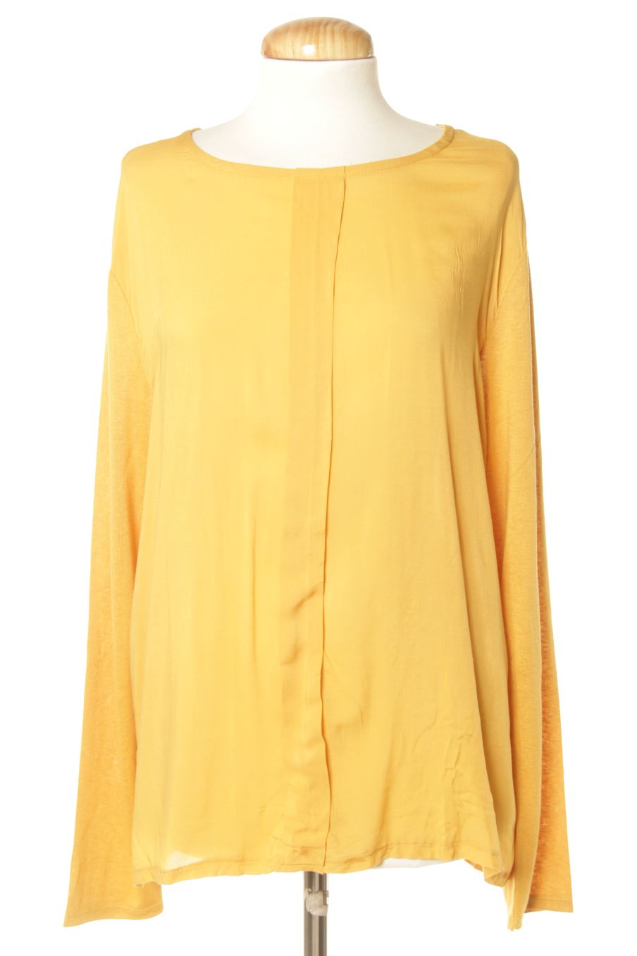 Camiseta manga larga de Springfield de la talla XL de color amarillo