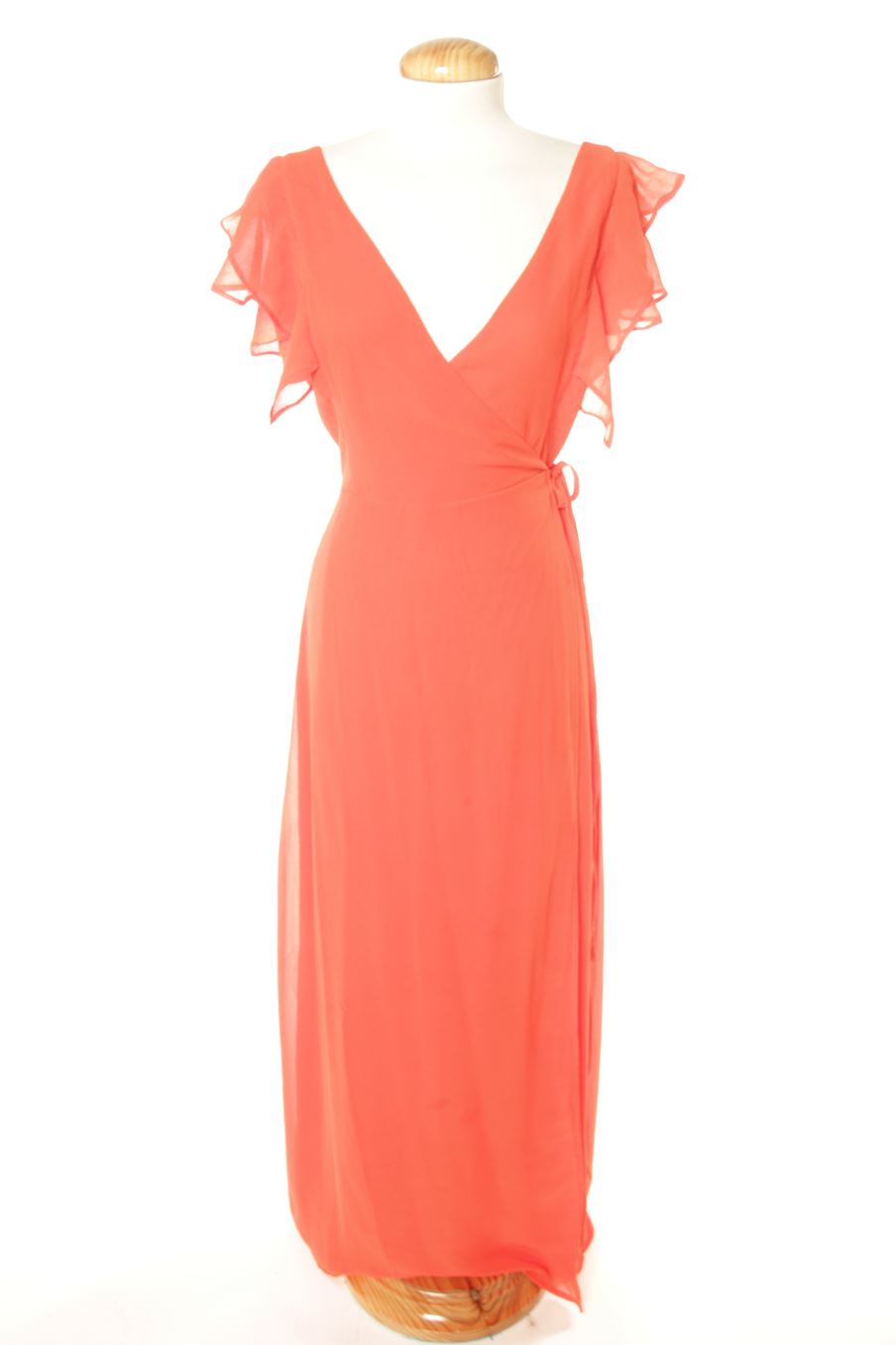 Vestido elegante de ASOS de la talla 34, de color coral