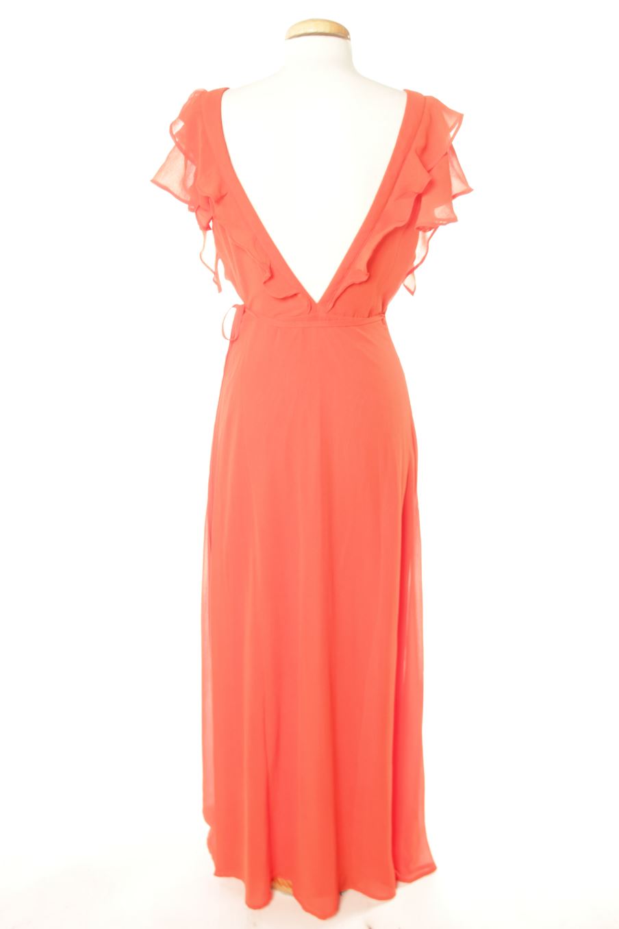 Vestido elegante de ASOS de la talla 34, de color coral