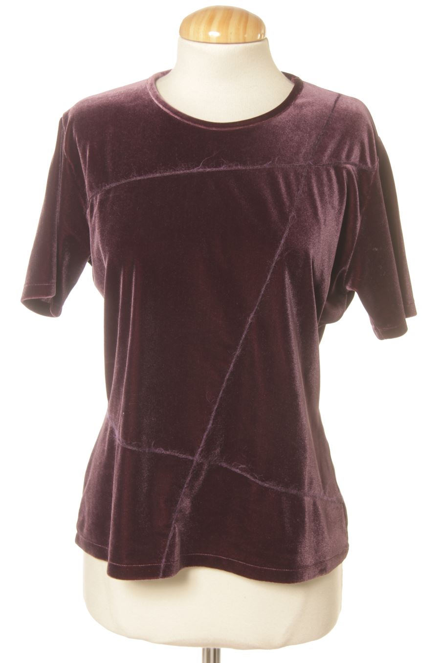 Blouse à manches courtes ESCORPION de la taille L, de couleur pourpre