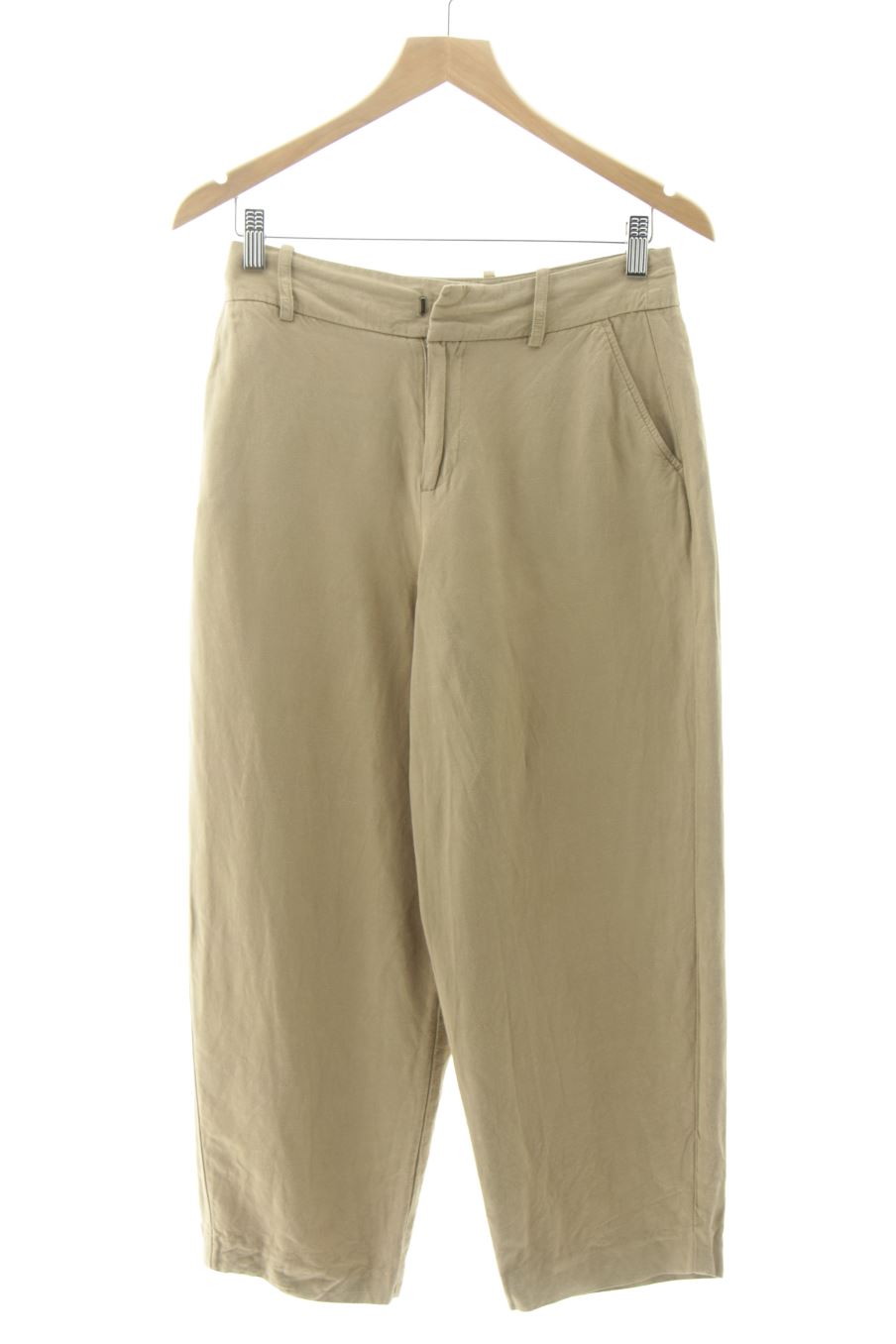 Pantaloni de Zara de la talla XS, de color marrone